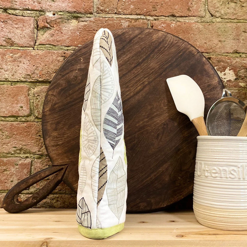 Sil Single Oven Glove | Green Leaf