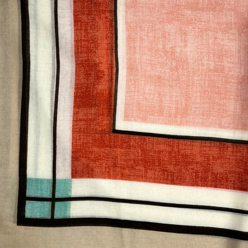 Earth Tones Rectangle Scarf – Soft Viscose in Warm Browns