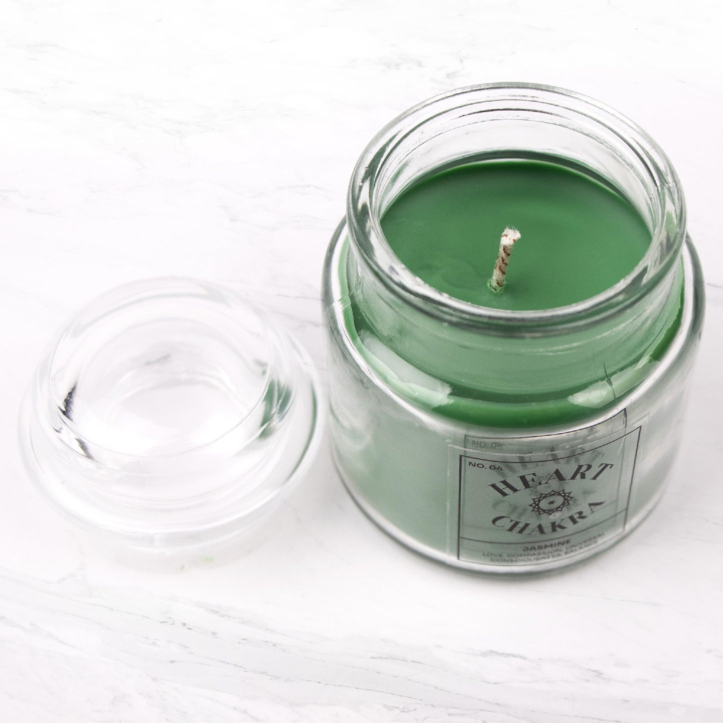 HEART CHAKRA SCENTED CANDLE JASMINE