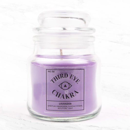 THIRD EYE CHAKRA SCENTED CANDLE LAVENDER