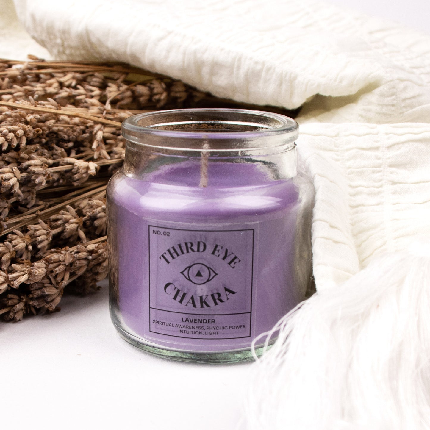 THIRD EYE CHAKRA SCENTED CANDLE LAVENDER
