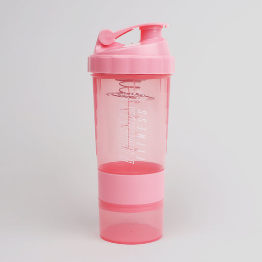 COMPARTMENT PROTEIN BOTTLE 500ML PINK