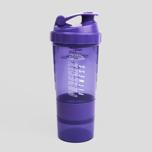 COMPARTMENT PROTEIN BOTTLE 500ML PURPLE