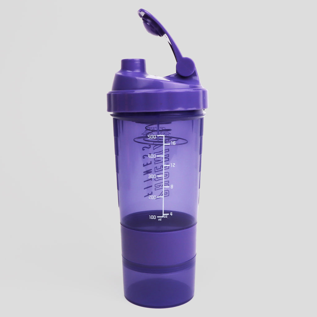 COMPARTMENT PROTEIN BOTTLE 500ML PURPLE