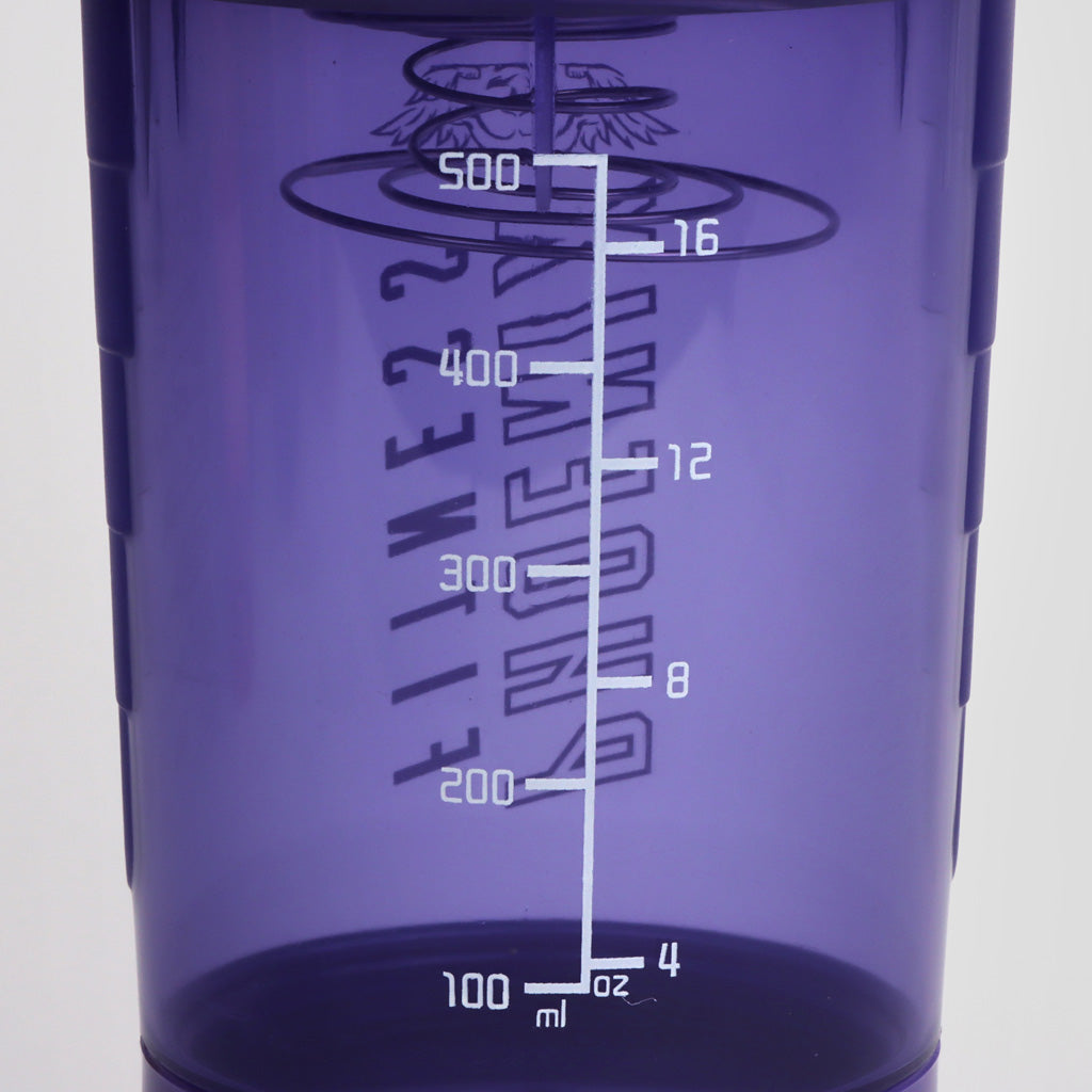 COMPARTMENT PROTEIN BOTTLE 500ML PURPLE