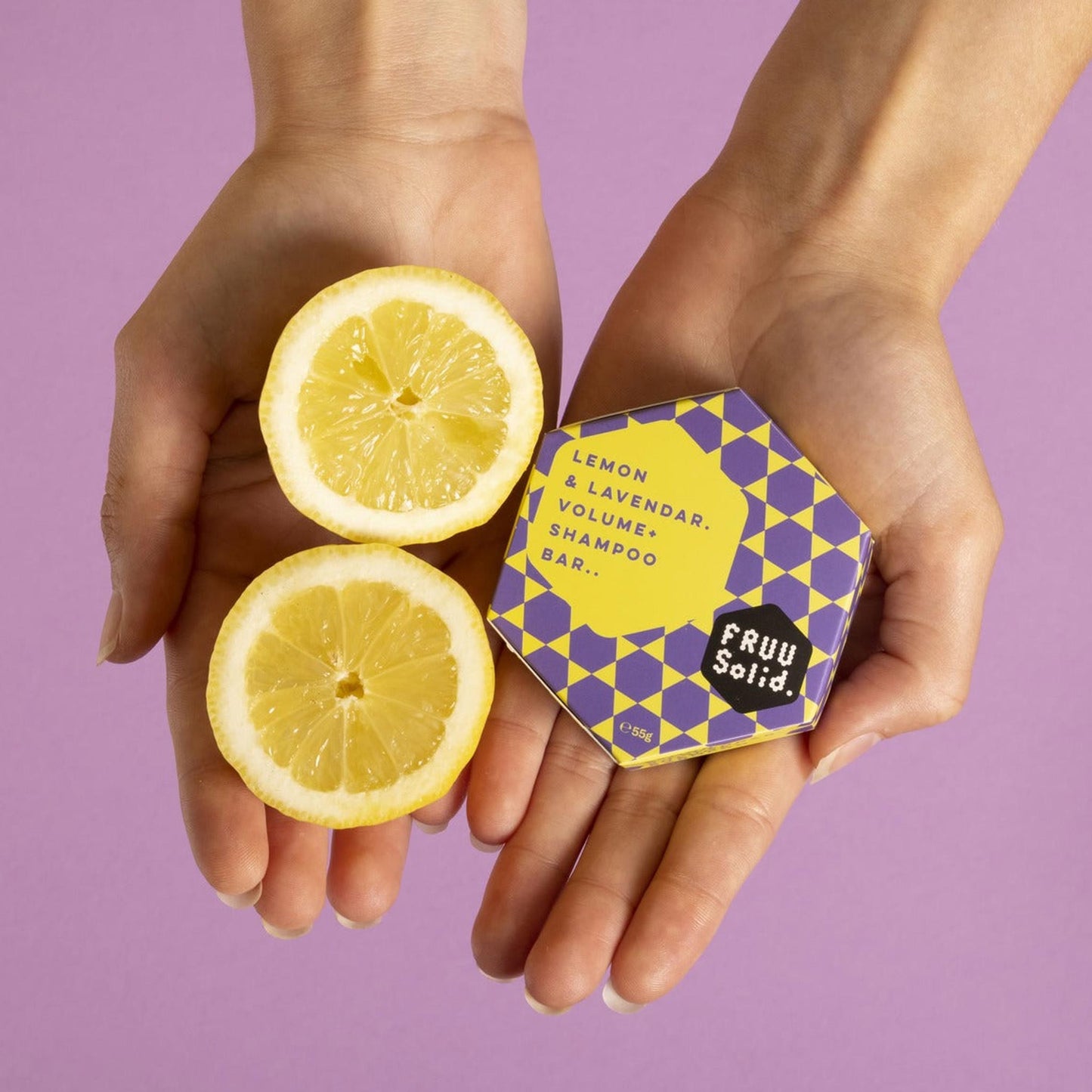 Lemon & Lavender Volume+ Natural Shampoo Bar | 55g