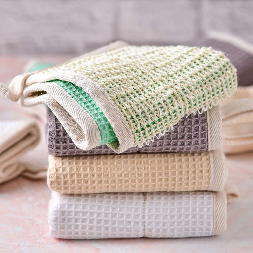 Jungle Culture Sisal & Organic Cotton Dish Cloth | Beige