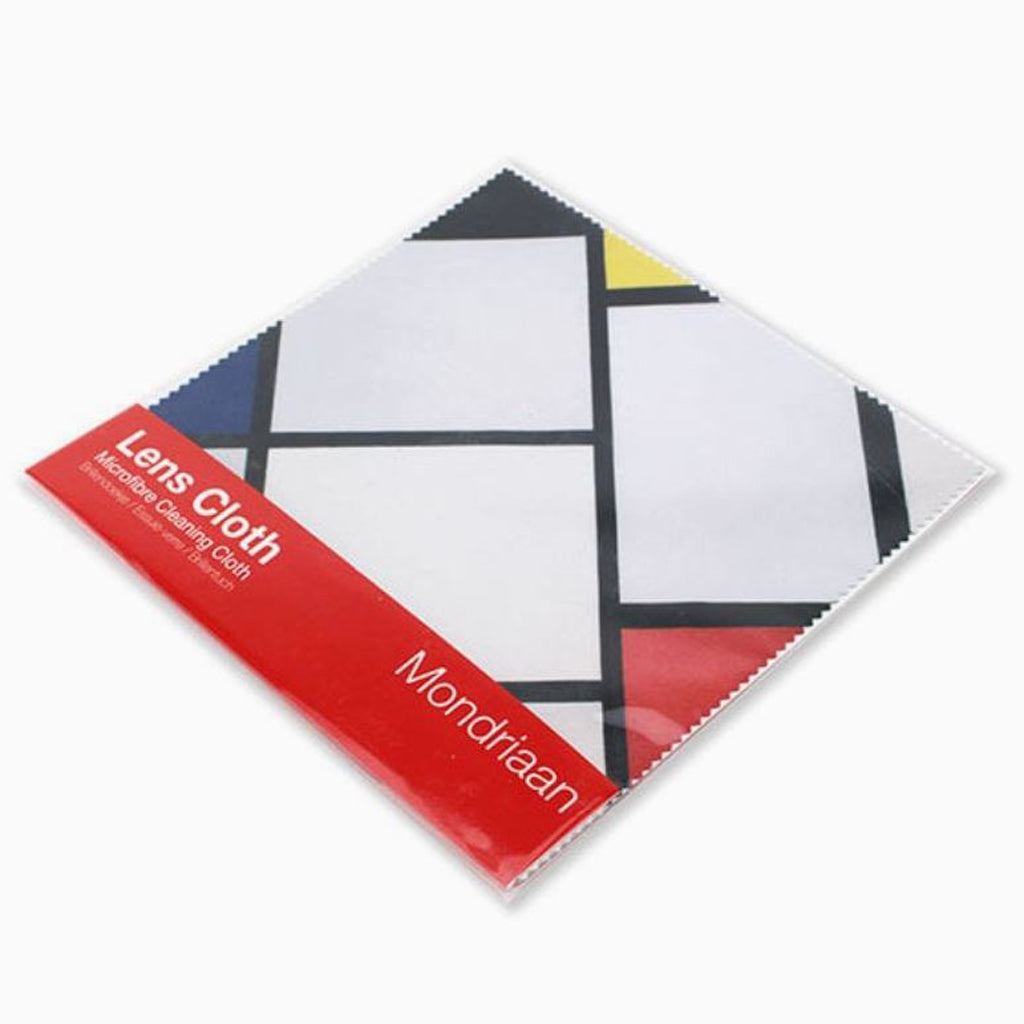 Premium Microfibre Glasses Lens Cloth | Mondrian Abstract