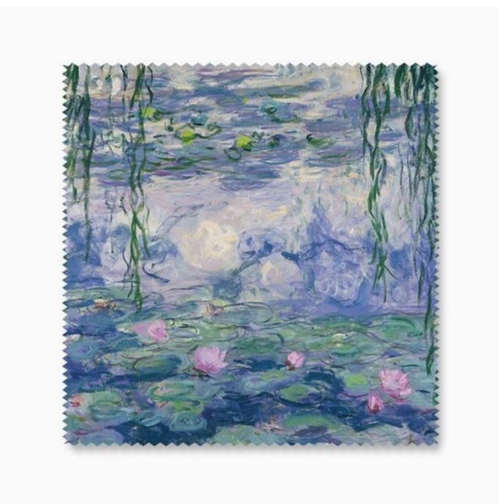 Monet Water Lilies Art Lens Cloth