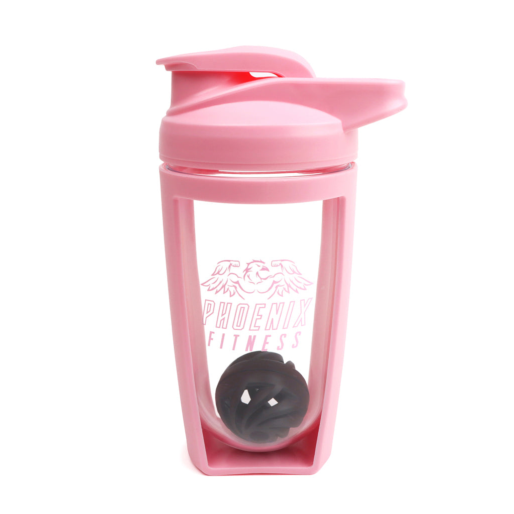 PROTEIN SHAKER BOTTLE 600ML PINK