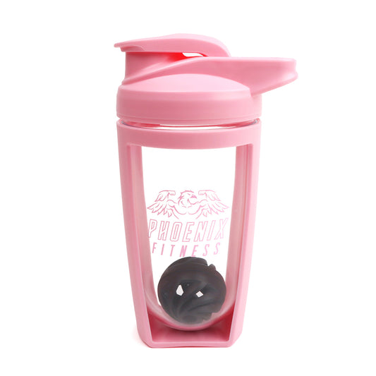 PROTEIN SHAKER BOTTLE 600ML PINK