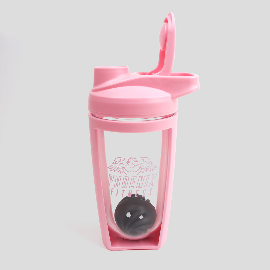 PROTEIN SHAKER BOTTLE 600ML PINK