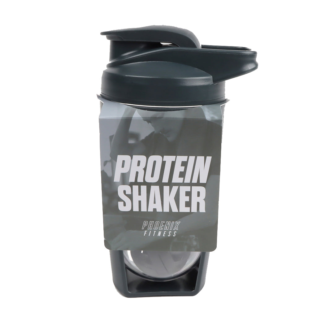 PROTEIN SHAKER BOTTLE 600ML SLATE