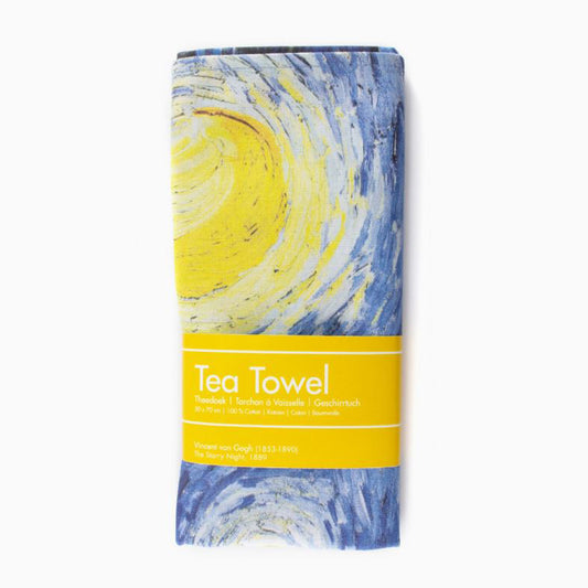 Luxury Cotton Tea Towel | Van Gogh Starry Night