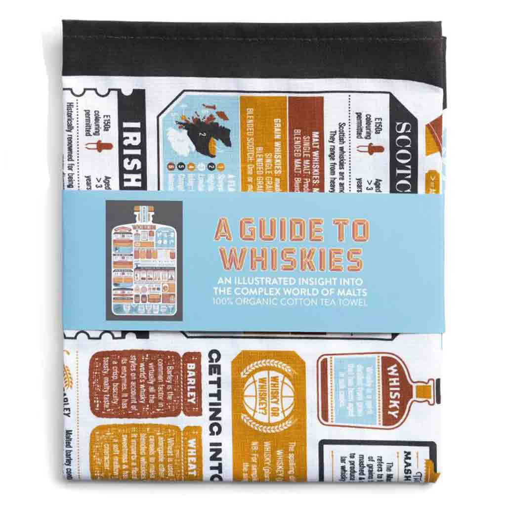 Stuart Gardiner Tea Towel | Guide To Whiskies