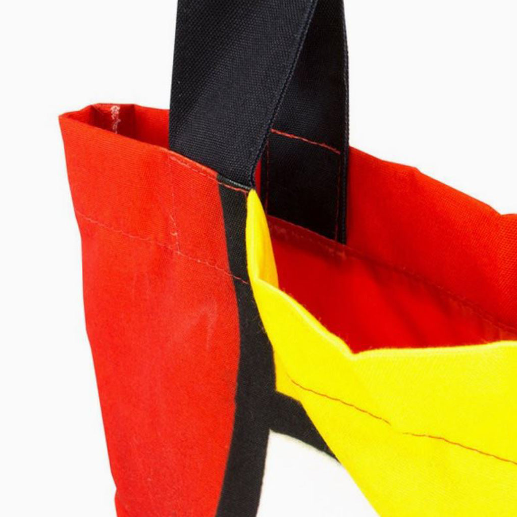 Luxe Cotton Art Composition Tote Bag | Mondrian Abstract