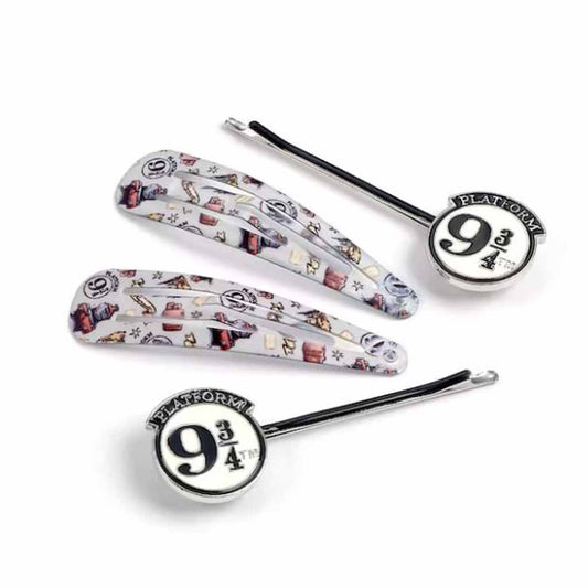 HARRY POTTER HAIR CLIPS SET PLATFORM 9 3/4