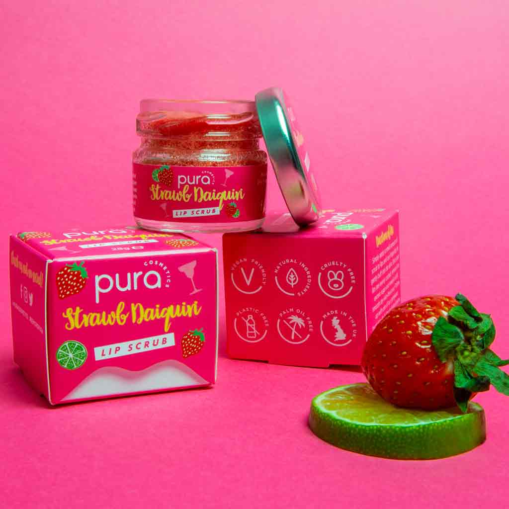 Pura Cosmetics Lip Scrub | Strawberry Daiquiri