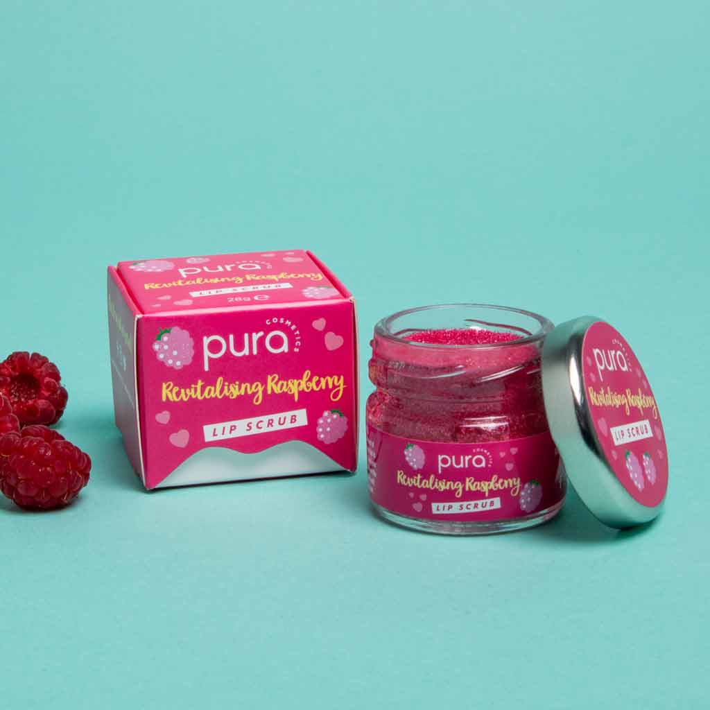 Pura Cosmetics Lip Scrub | Revitalising Raspberry