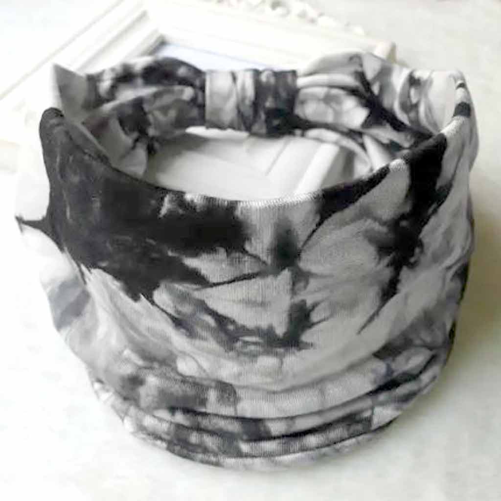 Black running headband