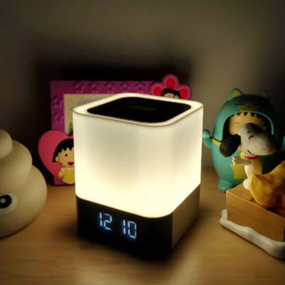 BLUETOOTH SPEAKER ALARM CLOCK COLOUR CHANGING