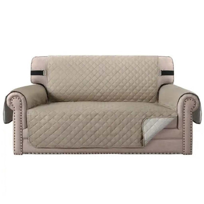 QUILTED SOFA COVER PROTECTION FROM PET HAIR 2 3 OR 4 SEATER