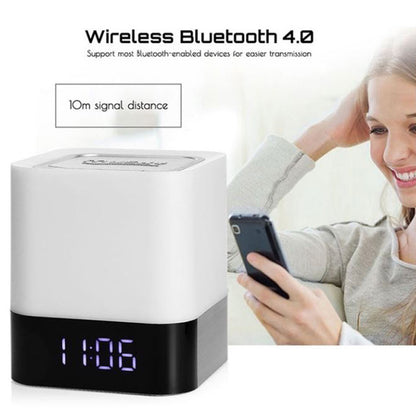 BLUETOOTH SPEAKER ALARM CLOCK COLOUR CHANGING