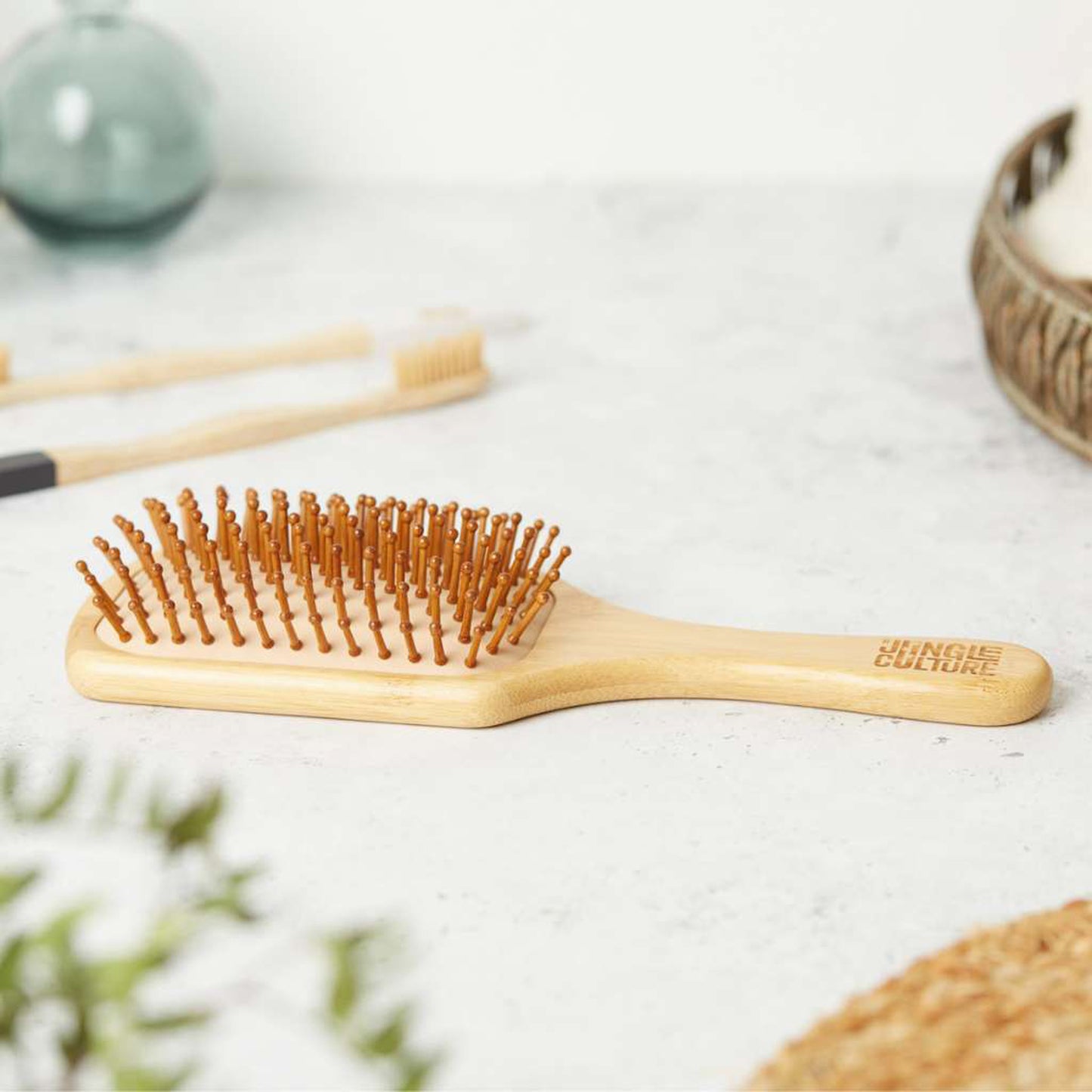 Sustainable Bamboo Paddle Hairbrush | Gentle Detangling