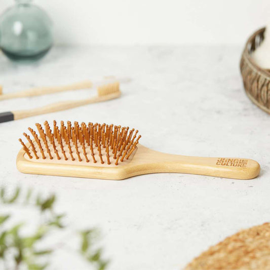 Sustainable Bamboo Paddle Hairbrush | Gentle Detangling