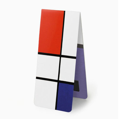 Mondrian Abstract Magnetic Bookmarks
