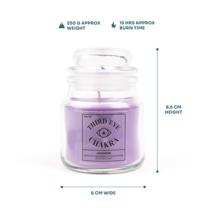 CHAKRA CANDLE THIRD EYE LAVENDER