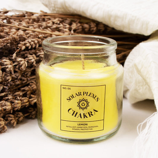 SOLAR PLEXUS CHAKRA SCENTED CANDLE LEMON
