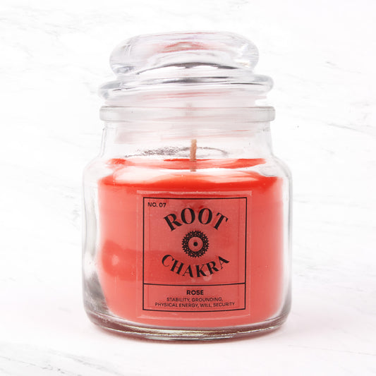 CHAKRA CANDLE ROOT ROSE