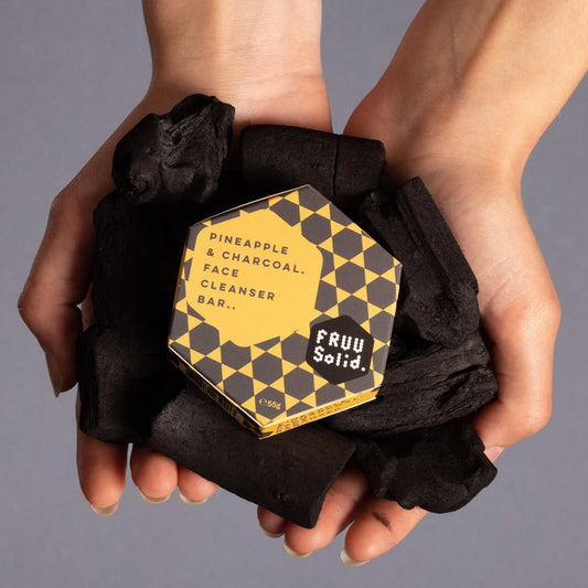 Pineapple & Charcoal Eco Facial Cleanser Bar | 55g