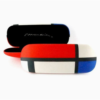Mondrian Abstract Hard Glasses Case