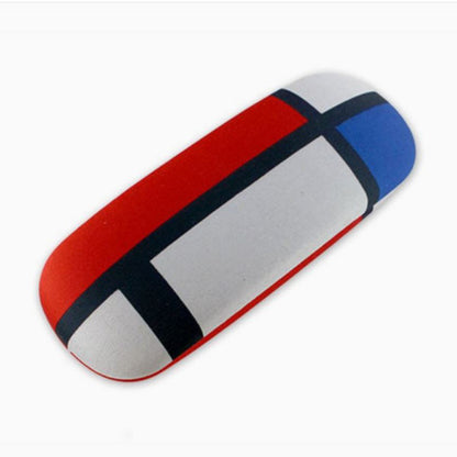 Mondrian Abstract Hard Glasses Case