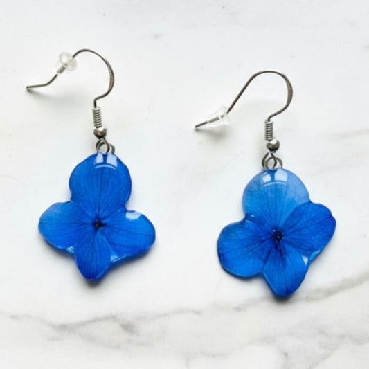 Handmade 925 Silver Flower Earrings | Hydrangea