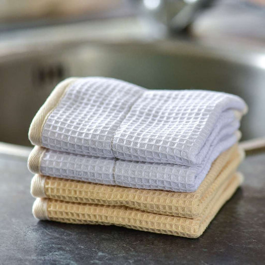 SISAL COTTON DISH CLOTHS 100% ORGANIC WHITE