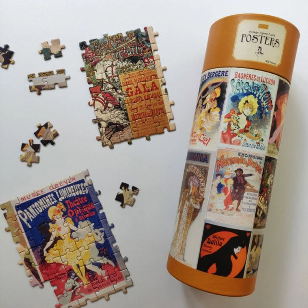 Vintage Retro 500 Piece Jigsaw Puzzle | French Posters