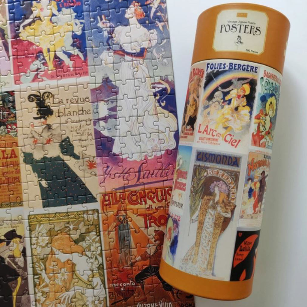 Vintage Retro 500 Piece Jigsaw Puzzle | French Posters