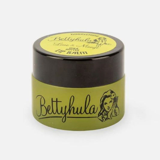 Bettyhula Vegan Shea Butter Lip Balm Lime and Mango Tin.