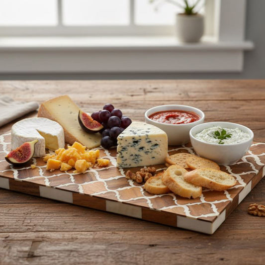 Moroccan Inspired Serving Platter | Mango Wood