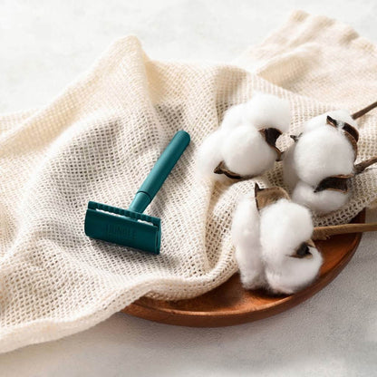 Reusable Metal Safety Razor for Men & Women | Ocean Teal