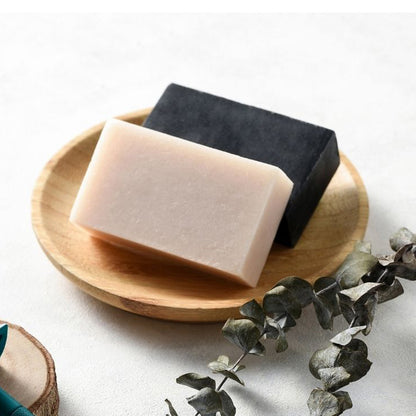 Organic Mens Shaving Soap Bar | Charcoal & Black Pepper