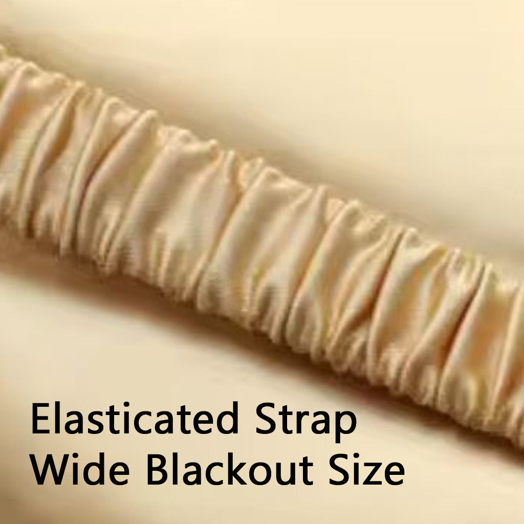 Soft Satin Wide Sleep Mask | Matching Pouch