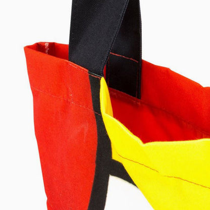 Luxe Cotton Art Composition Tote Bag | Mondrian Abstract