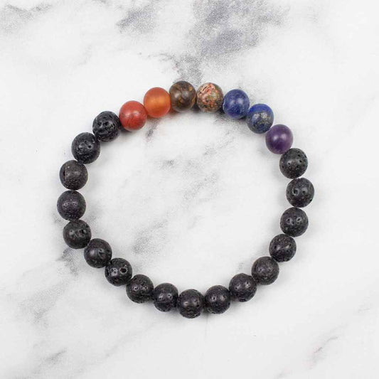 Spiritual Chakra Beaded Bracelet | Strength